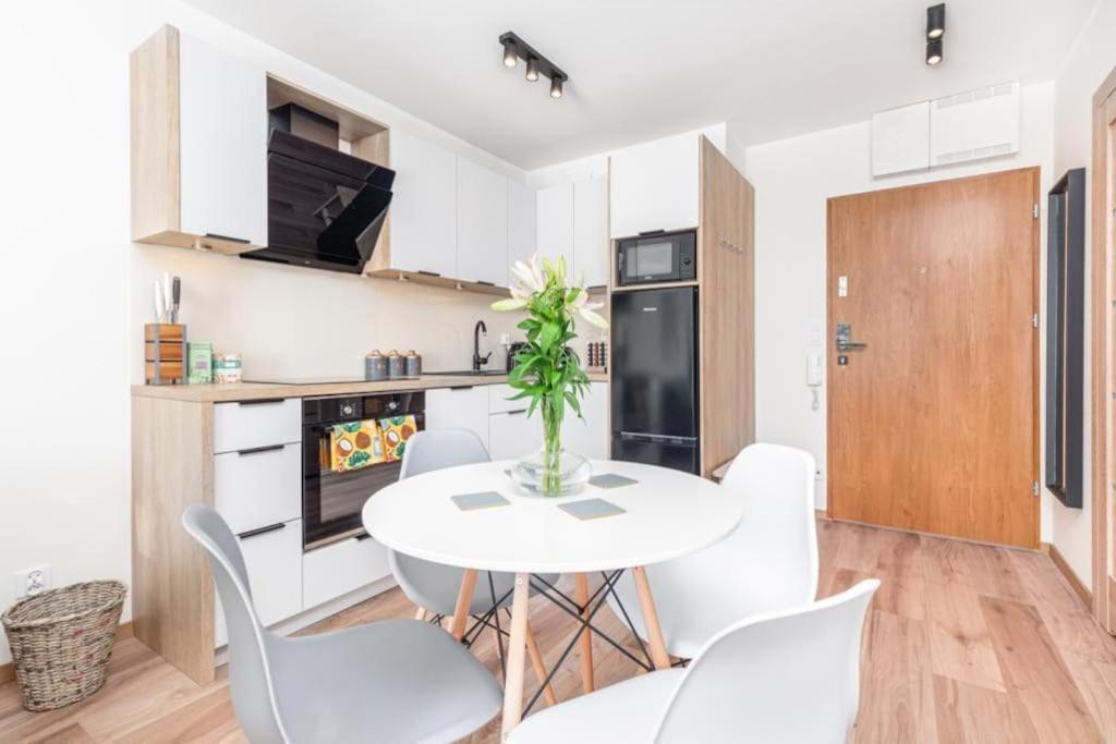 Modern Riverside Apartment With Free Parking Space Szczecin Exterior photo